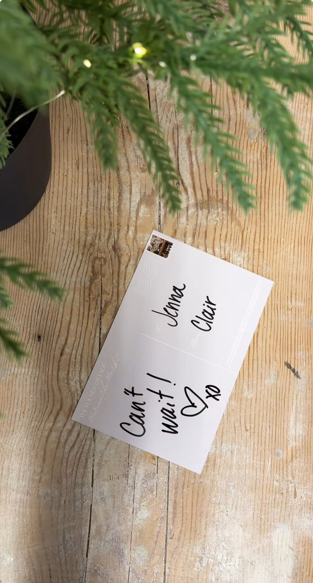 Mercantile Market Card to gift